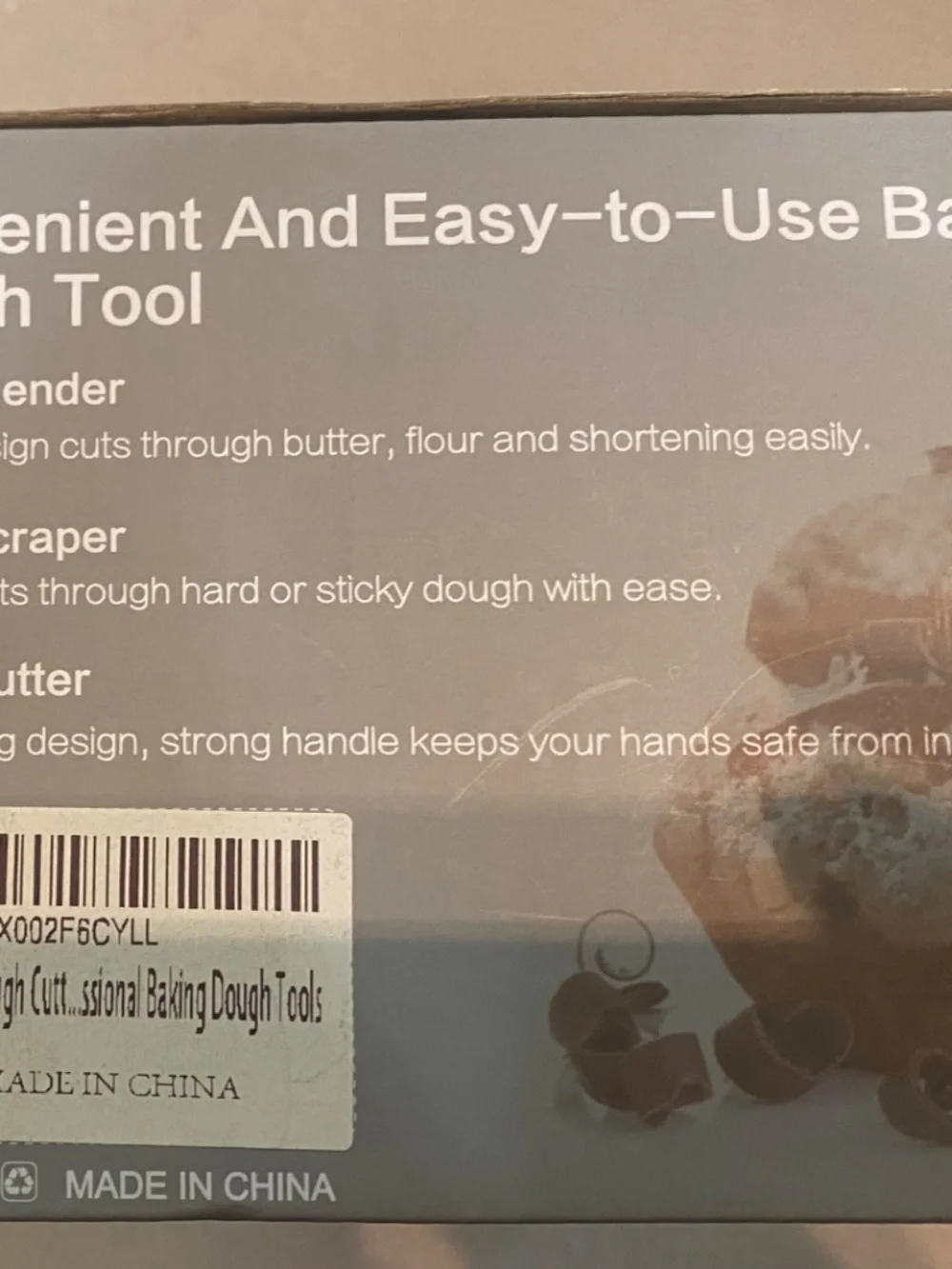 Stainless Steel Baking Dough Tool Set, 2 Piece